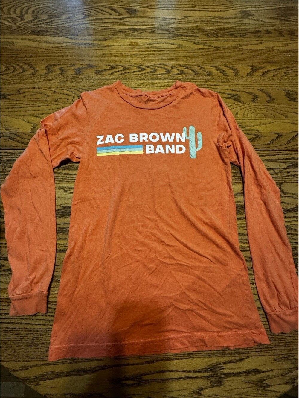 Zac Brown Band Down The Rabbit Hole Live 2019 Tour Long Sleeve Shirt, Small